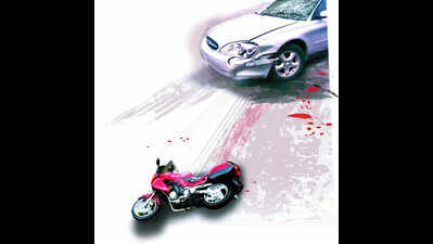 Youth dies as speeding car rams bike in Gandhi Nagar