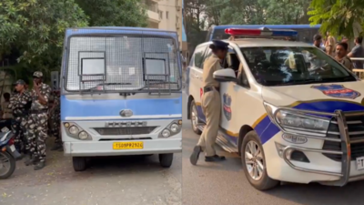 Hyderabad University protest: Students boycott classes, demand removal of police from campus over land row