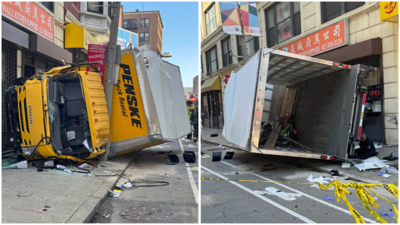 ‘Tragic accident’: Boston box truck crash leaves six injured, cops deny foul play