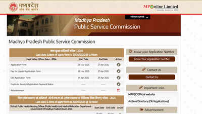 MPPSC Food Safety Officer Recruitment 2025: Edit window opens, make corrections in application till April 29