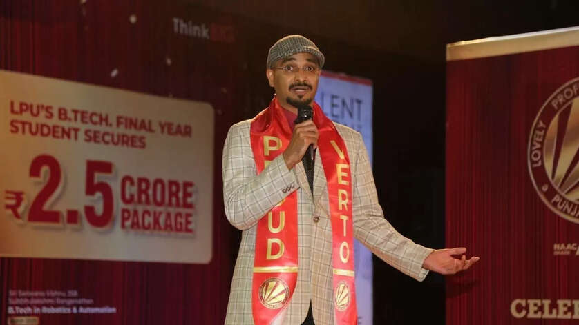 LPU's 2025 batch final year student bags Rs 2.50 crore placement package