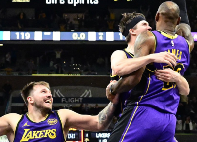 LeBron James warns NBA rivals teasing powerful lineup with Luka Doncic and Austin Reaves