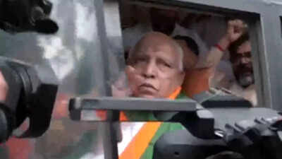 BJP protests in Bengaluru over price hike; state party president BY Vijayendra, former CM BS Yediyurappa detained