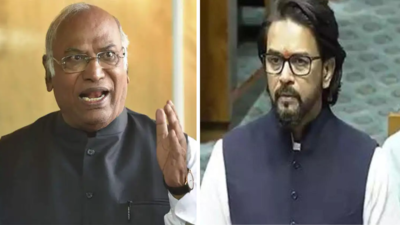 'I don't deserve this': Kharge demands apology from Anurag Thakur over land grab allegations