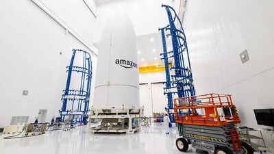 Amazon sets launch date for its first Elon Musk-owned Starlink-rival satellites