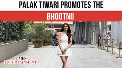 Palak Tiwari Promotes The Bhootnii