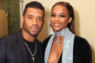 Russell Wilson reacts with joy as Ciara stuns fans with major Times Square celebration video