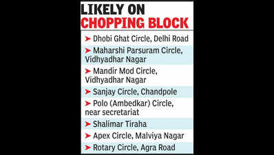 JDA plans to cut six big circles in the city to size