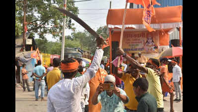 Show of arms, defiance but Bengal chooses peace on Ram Navami