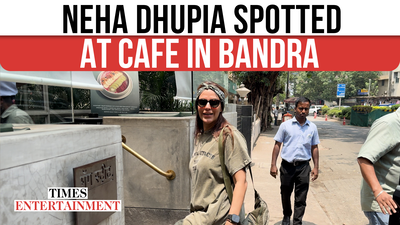 NEHA DHUPIA SPOTTED AT CAFE IN BANDRA