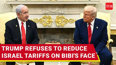 Trump STUNS Netanyahu With STRAIGHT NO On Reducing 17% Tariffs On Israel | Watch
