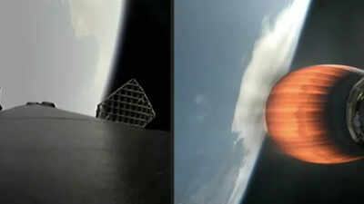 SpaceX launches 27 new starlink satellites on Falcon 9 rocket from Vandenberg SFB on April 7, 2025