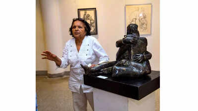 Kiran Dixit Thaker's exhibition showcases life-size figures of animals, people and more