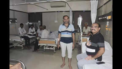118 diamond workers take ill after drinking water from cooler in unit