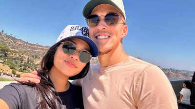 “He’s back? Kristen Edman shares cute selfie with her husband and Dodgers' fame Tommy Edman on his day off