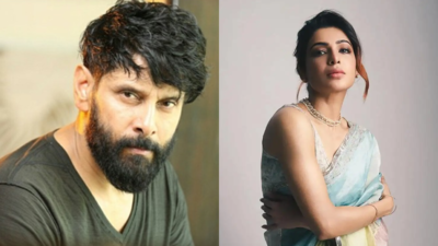 Samantha Ruth Prabhu was left blushing after Chiyaan Vikram said, "I've never seen her look so beautiful before today"