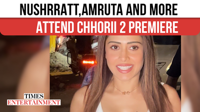 Nushrratt, Amruta , and More Attend Chhorii 2 Premiere in Style