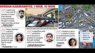 For second day in a row, rally pain hits commuters east, west, centre