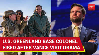 U.S. Greenland Base Commander Booted Out After Anti-Vance Rant | Watch