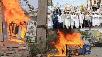At least 3 deaths reported in Waqf-related violence in West Bengal's Murshidabad district, MHA deploys central forces after Calcutta HC order