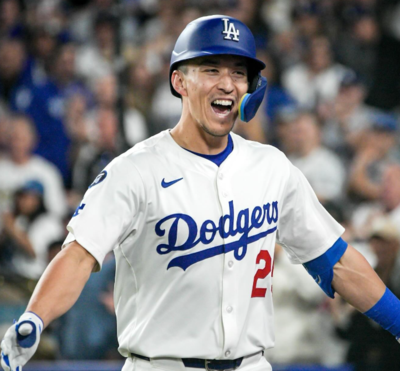 “It's kind of funny? Dodgers 2B Tommy Edman reacts hilariously on being compared to Mike Trout and Aaron Judge