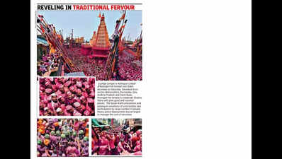 Devotees flock to Jyotiba temple for Chaitra Yatra celebration in Kolhapur