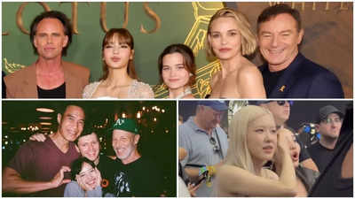 'White Lotus' star Lisa lights up Coachella stage; co-stars Patrick Schwarzenegger and Tayme Thapthimthong cheer her on - WATCH