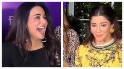Sara Arfeen Khan faces backlash for kicking Nyrraa Banerjee in front of paparazzi; Netizens say 'Very disrespectful'