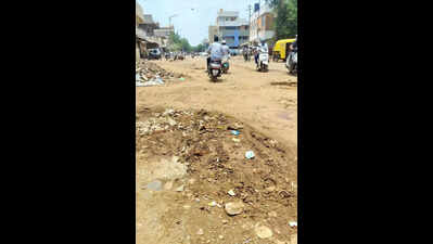 Smart City’s CC road work halted, motorists inconvenienced