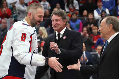 Watch: Alex Ovechkin’s better-half Nastasiya goes viral for her message to Wayne Gretzky after historic night