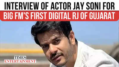 INTERVIEW OF ACTOR JAY SONI FOR BIG FM'S FIRST DIGITAL RJ OF GUJARAT