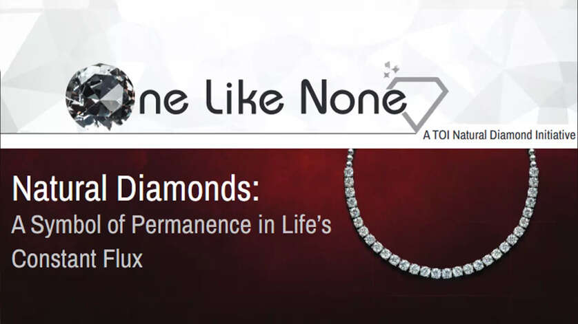 Natural diamonds: A symbol of permanence in life’s constant flux