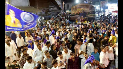Dr Ambedkar Jayanti celebrated on enthusiastic note in Nashik