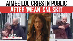 Aimee Lou Wood Breaks Down In Public After 'Mean' SNL Sketch Breaks Her Heart