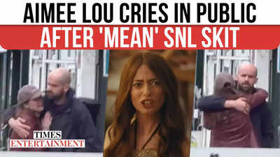 Aimee Lou Wood Breaks Down In Public After 'Mean' SNL Sketch Breaks Her Heart