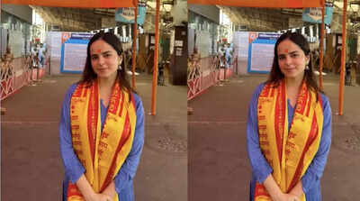 Taarak Mehta Ka Ooltah Chashmah fame Palak Sindhwani visits Siddhivinayak Temple; shares heartfelt moments with fans