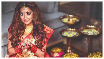 I enjoy wearing traditional Bengali sari with gajra and jhumkas on Poila Boishakh: Tinaa Dattaa