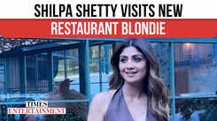 Shilpa Shetty Visits New Restaurant Blondie