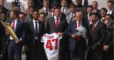 Ohio State football players break the internet with wild TikTok dance party at the White House