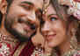 Krishna devotees marry in stylish attire at Vrindavan