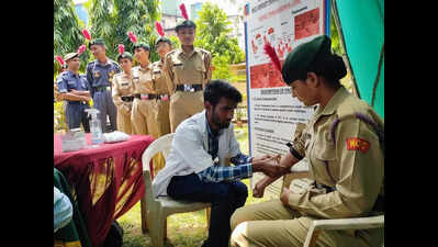 NCC Bhopal & NHM organize sickle cell anaemia screening & awareness drive for cadets
