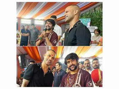 Shikhar Dhawan embraces spirituality at Bageshwar Dham gathering in Mumbai
