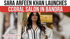 Sara Arfeen Khan Launches Ccoral Salon in Bandra