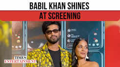 Babil Khan Shines at Screening