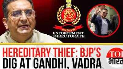 BJP Counters Congress' Vendetta Politics Charge, Calls Gandhi Family 'Hereditary Thief'
