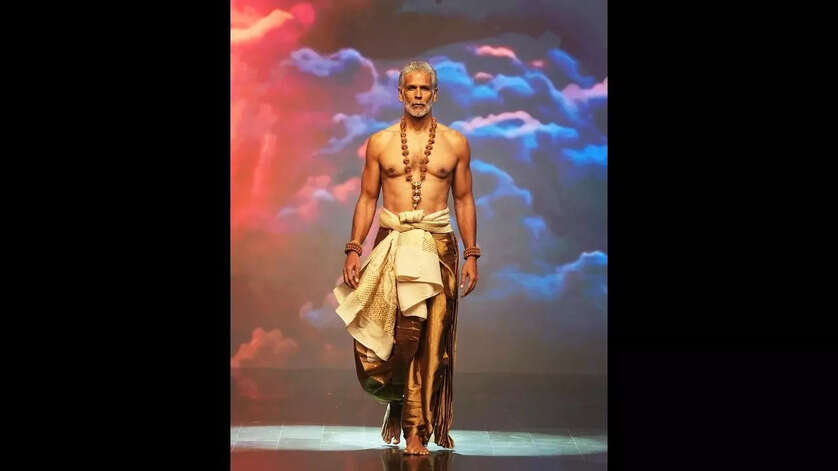 Milind Soman unveils ‘The World of Rudraksha’ at Bombay Times Fashion Week