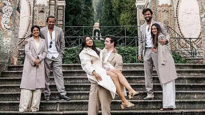 Action King Arjun’s younger daughter Anjana gets engaged to her longtime friend in Italy