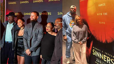 Stephen Curry and wife Ayesha steal the spotlight at Sinners premiere while LeBron and Savannah James keep it casual at private screening - See Pic