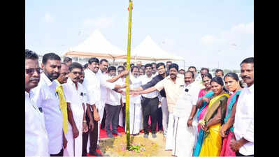 Work on for Panjapur bus terminus opening event
