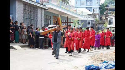 Good Friday commerorated across Mizoram